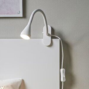 Ikea Navlinge Clamp Lamp Spotlight White